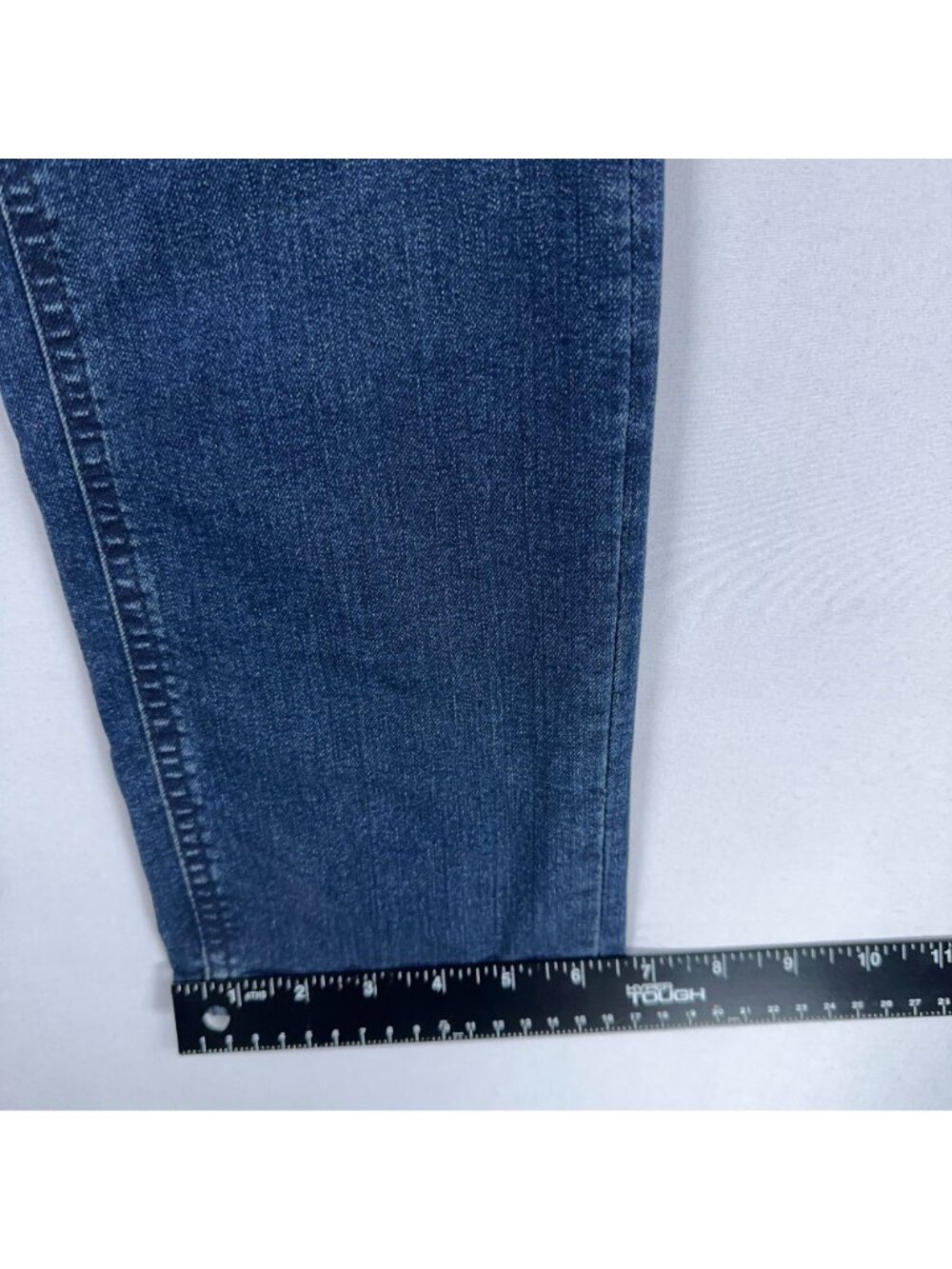 Jack & Jones Glenn Slim Fit Jeans Mens Size 32x34 Blue Dark Wash Mid Rise - Picture 10 of 12